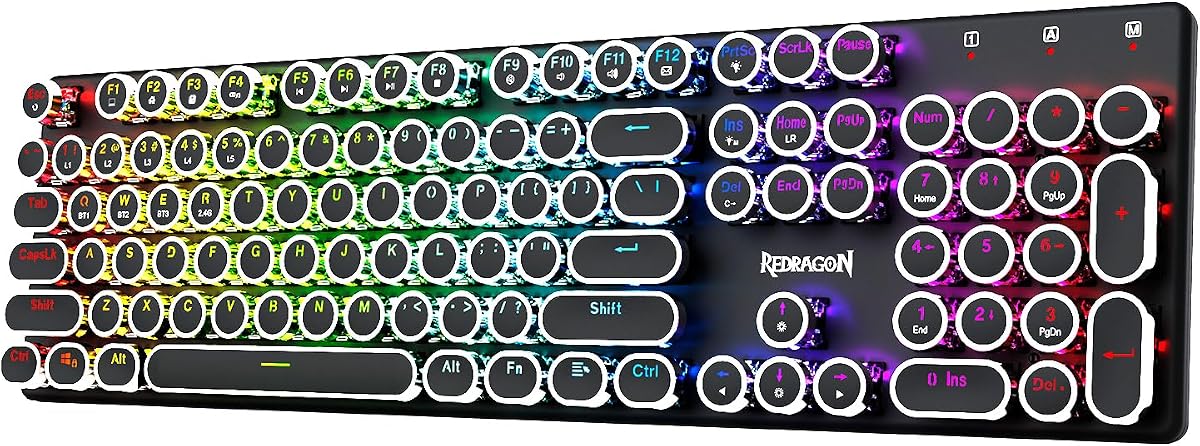 Compact Hot-Swappable RGB Wireless Mechanical Keyboard