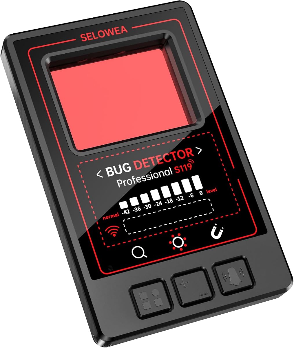 Anti-Spy Hidden Camera Detector & RF Bug Scanner