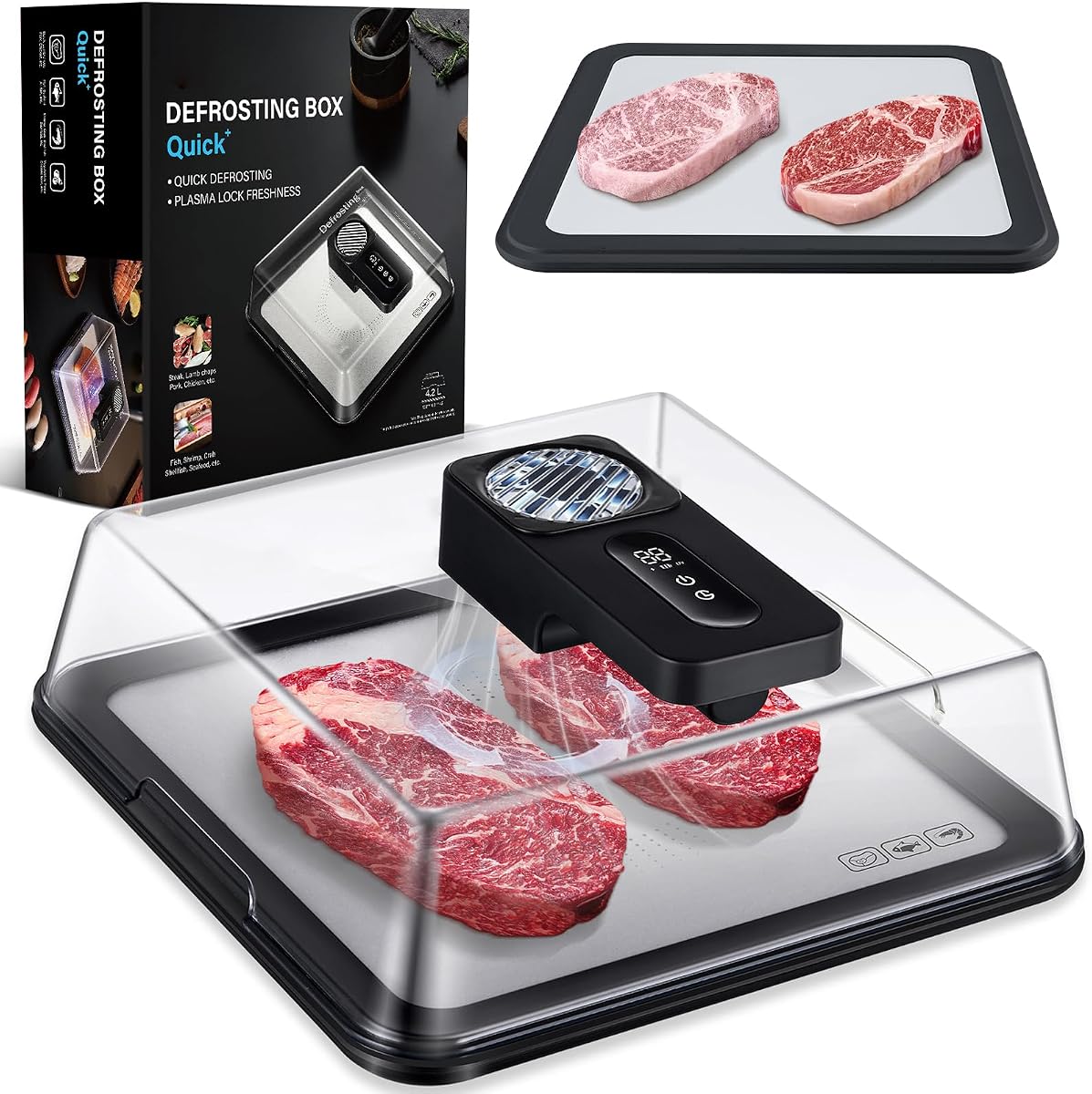 Rapid Defrosting Thawing Tray for Frozen Meats