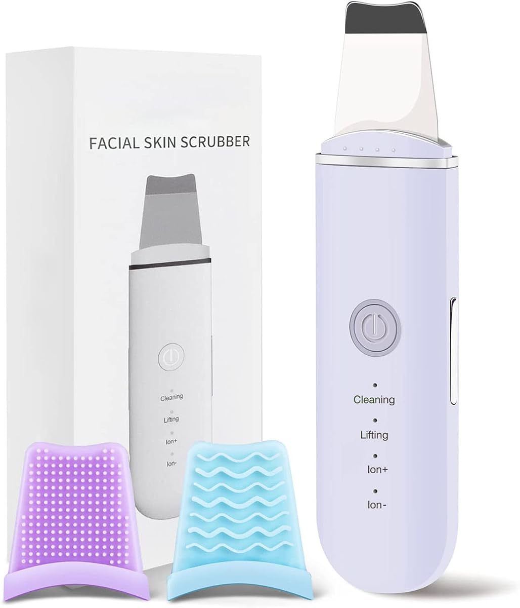 Ultrasonic Skin Scrubber & Deep Pore Cleansing Spatula