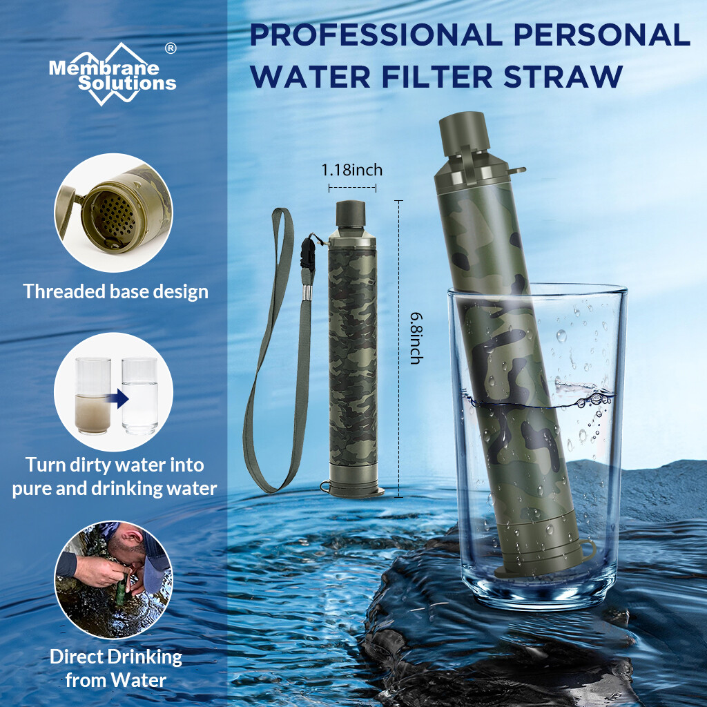 Emergency Survival Personal Water Filter Straw