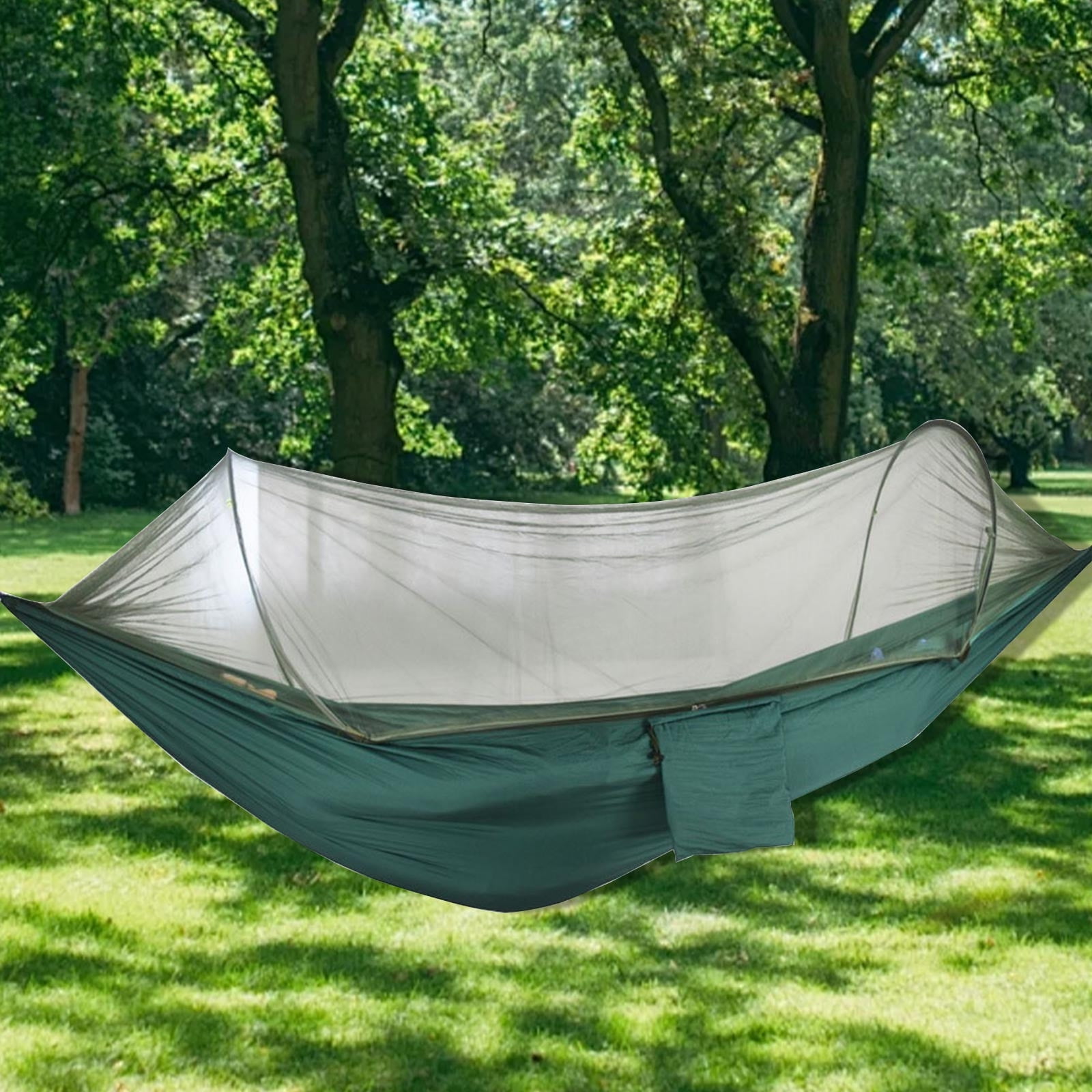 Ultralight Camping Hammock with Built-In Mosquito Net