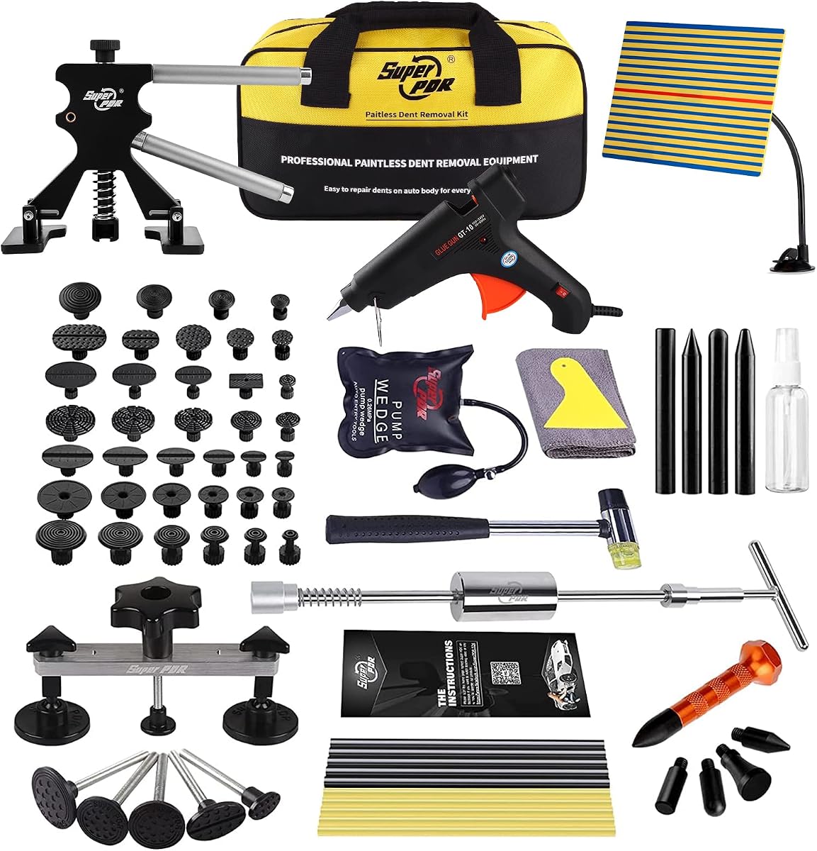 Professional Paintless Car Dent Puller Repair Kit