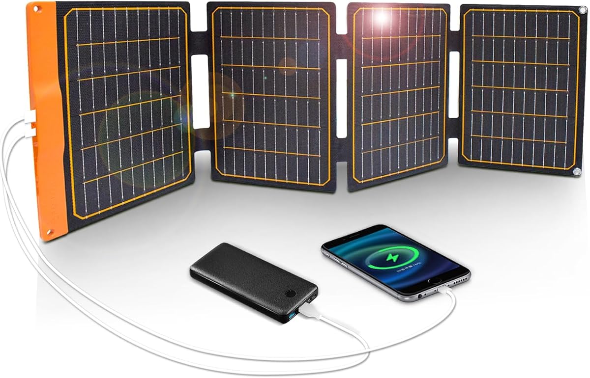 Portable Foldable Solar Panel Charger for Outdoor Travel