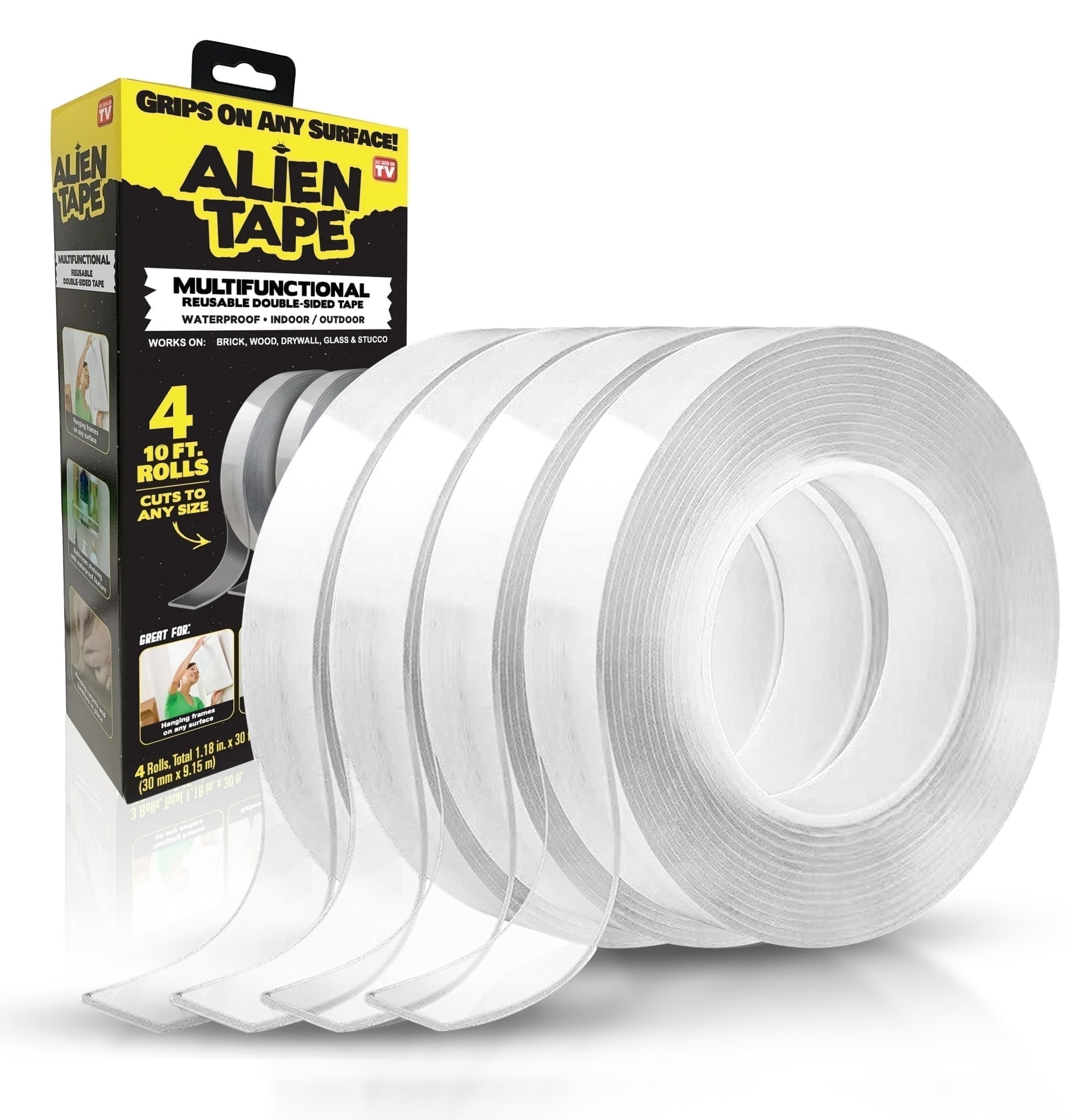 Heavy Duty Washable Clear Nano Double-Sided Magic Tape