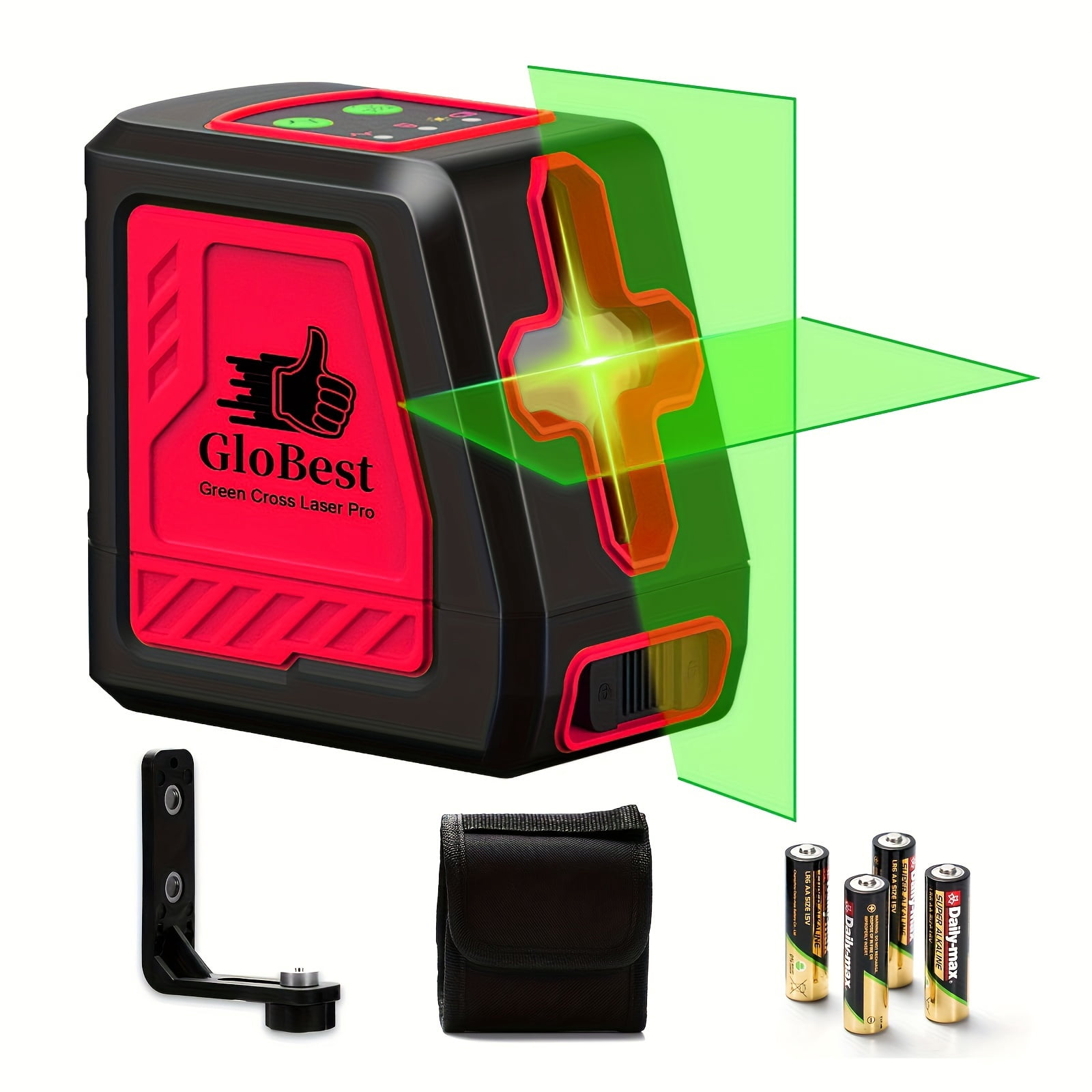 Self-Leveling 360° Cross-Line Green Laser Level