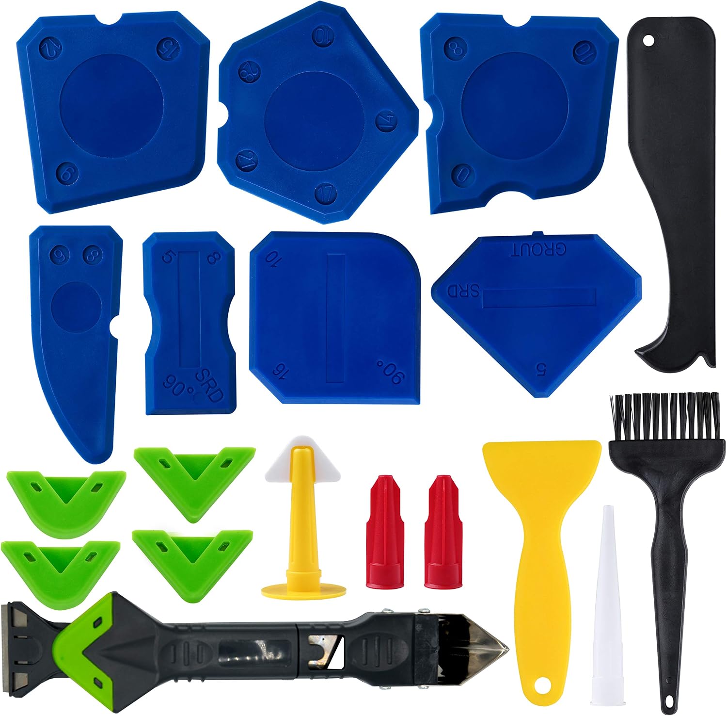 3-in-1 Silicone Caulking Scraper & Smooth Finishing Tool