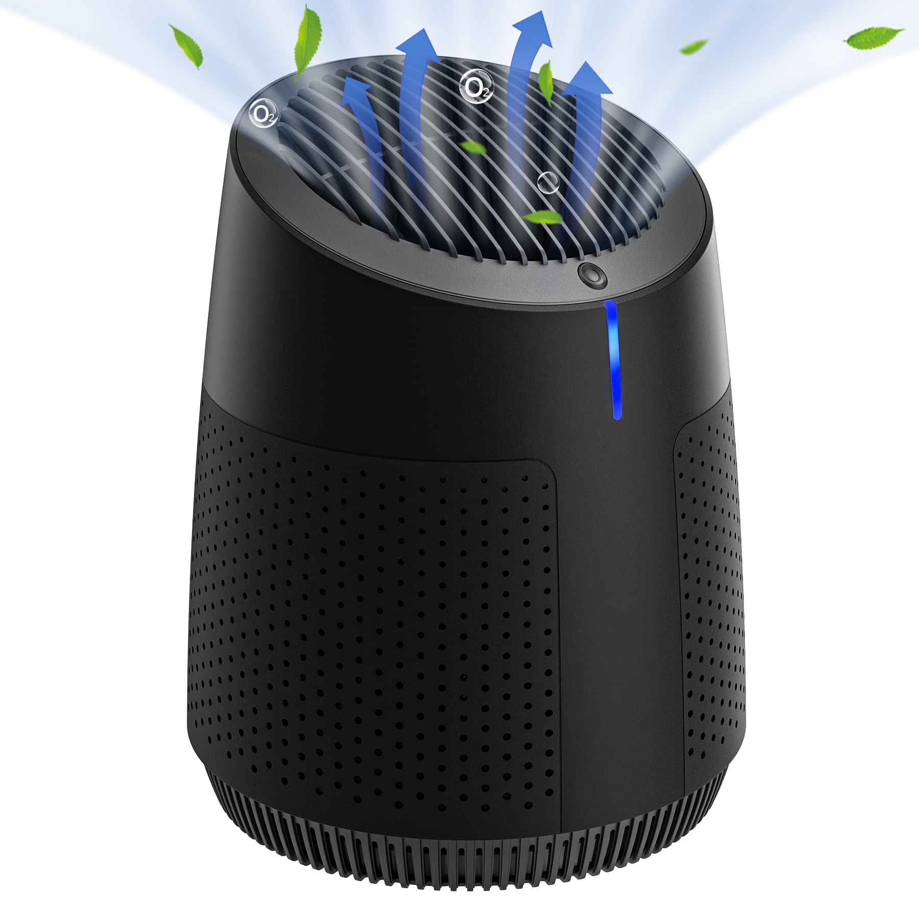 Ultra-Quiet Desktop Air Purifier with H13 True HEPA Filter