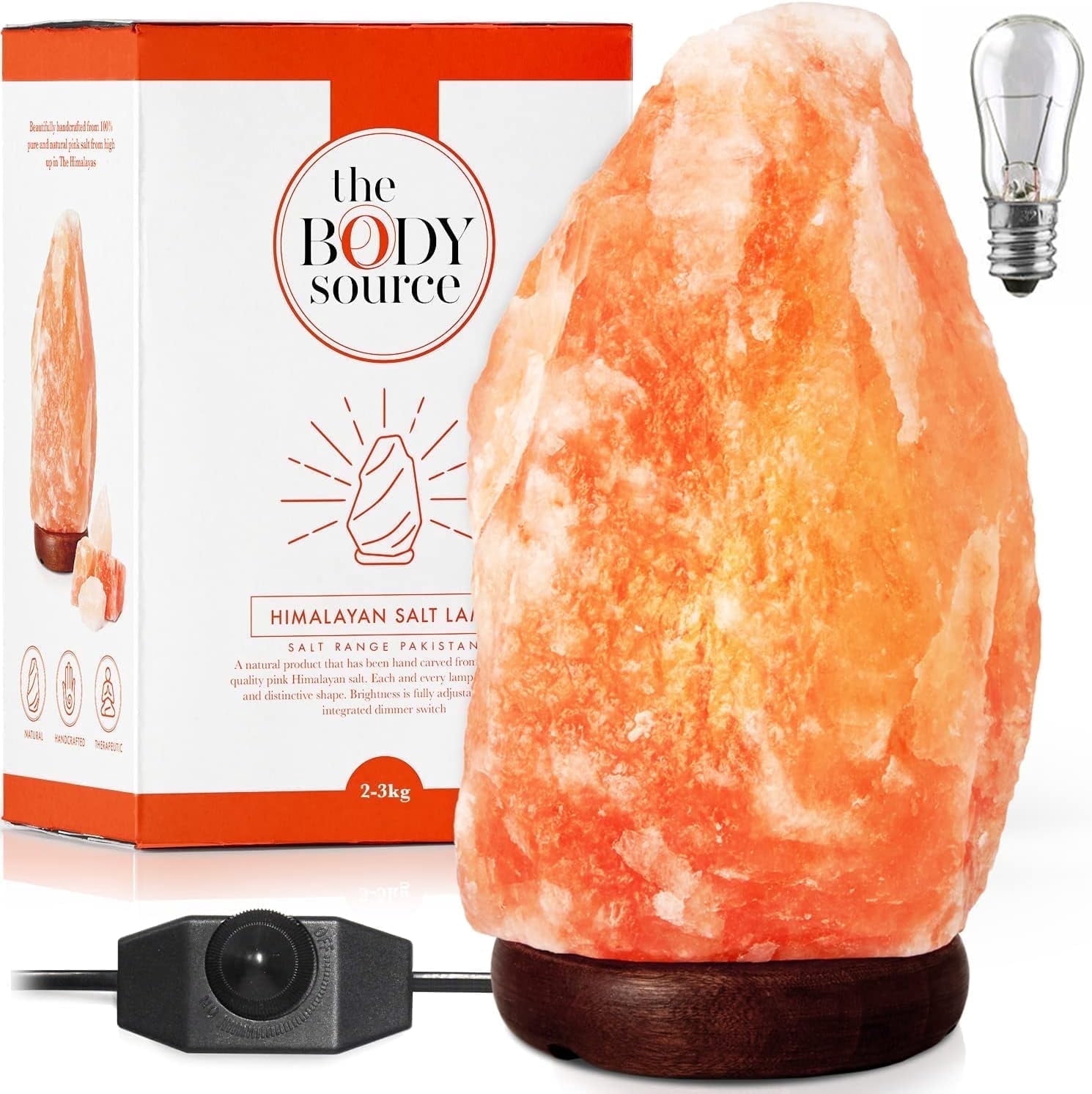 Handcrafted 100% Himalayan Pink Salt Rock Crystal Lamp