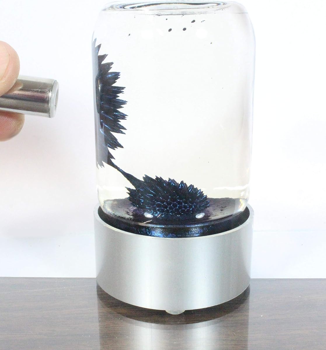 Magnetic Liquid Ferrofluid Sound-Reactive Display Bottle